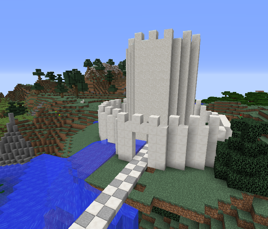 simple minecraft castles